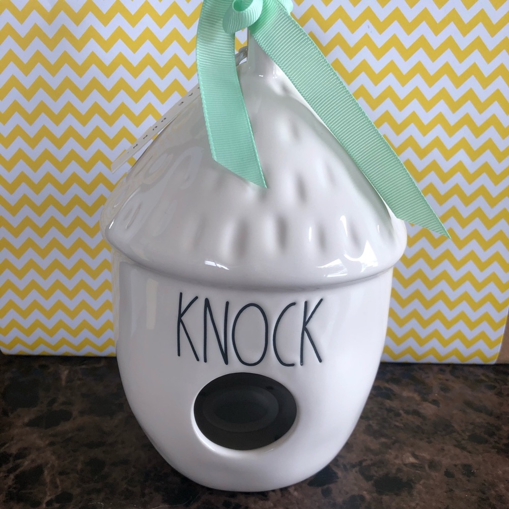 Rae Dunn birdhouse